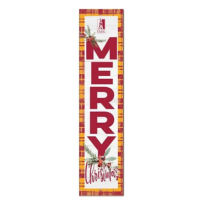 Park Pirates 12'' x 48'' Outdoor Merry Christmas Leaner