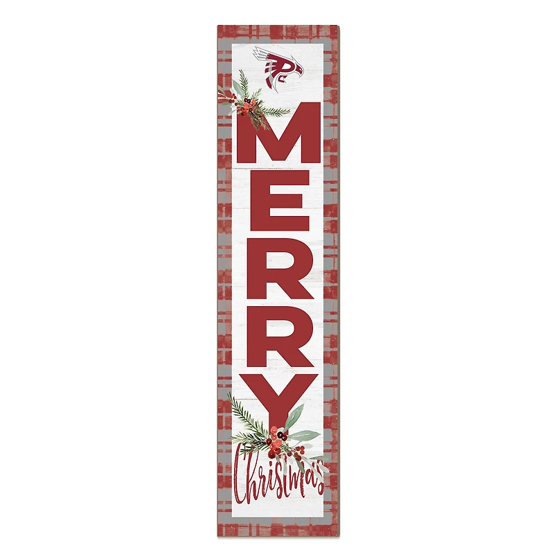 Pierce College Raiders 12'' x 48'' Outdoor Merry Christmas Leaner