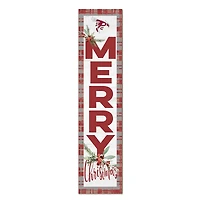 Pierce College Raiders 12'' x 48'' Outdoor Merry Christmas Leaner