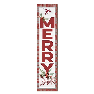 Pierce College Raiders 12'' x 48'' Outdoor Merry Christmas Leaner