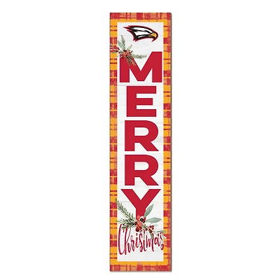 Polk State College Eagles 12'' x 48'' Outdoor Merry Christmas Leaner