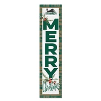 Plymouth State Panthers 12'' x 48'' Outdoor Merry Christmas Leaner