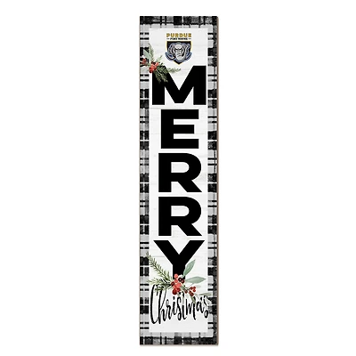 Purdue Fort Wayne Mastodons 12'' x 48'' Outdoor Merry Christmas Leaner