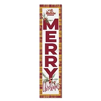 Rhode Island Anchormen 12'' x 48'' Outdoor Merry Christmas Leaner