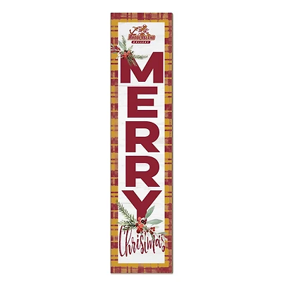 Rhode Island Anchormen 12'' x 48'' Outdoor Merry Christmas Leaner