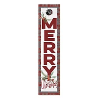 University of Redlands Bulldogs 12'' x 48'' Outdoor Merry Christmas Leaner