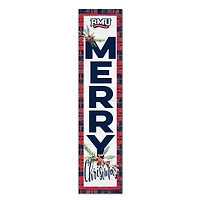 Robert Morris Colonials 12'' x 48'' Outdoor Merry Christmas Leaner