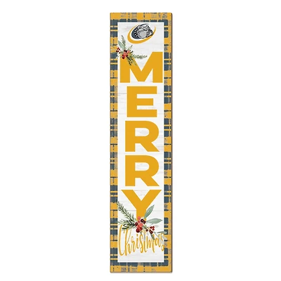 Richard J Daley College Bulldogs 12'' x 48'' Outdoor Merry Christmas Leaner