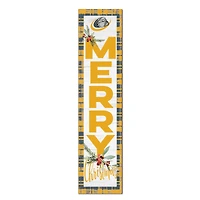 Richard J Daley College Bulldogs 12'' x 48'' Outdoor Merry Christmas Leaner