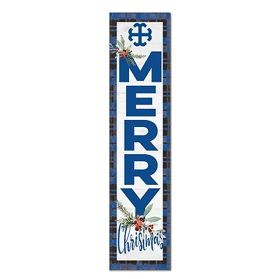 Saint Mary's Belles 12'' x 48'' Outdoor Merry Christmas Leaner