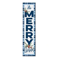 RWU Hawks 12'' x 48'' Outdoor Merry Christmas Leaner