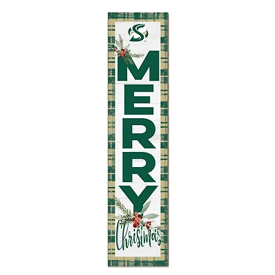 Sacramento State Hornets 12'' x 48'' Outdoor Merry Christmas Leaner