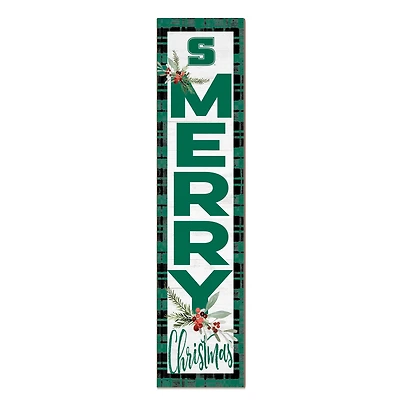 Slippery Rock Pride 12'' x 48'' Outdoor Merry Christmas Leaner