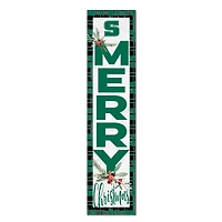 Slippery Rock Pride 12'' x 48'' Outdoor Merry Christmas Leaner