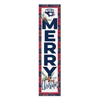 Southern Indiana Screaming Eagles 12'' x 48'' Outdoor Merry Christmas Leaner