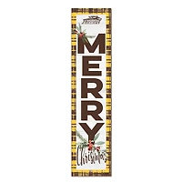 St. Bonaventure Bonnies 12'' x 48'' Outdoor Merry Christmas Leaner