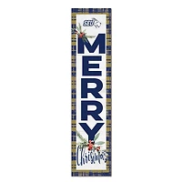 St. Edwards Hilltoppers 12'' x 48'' Outdoor Merry Christmas Leaner