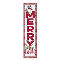 Stevens Institute of Technology Ducks 12'' x 48'' Outdoor Merry Christmas Leaner
