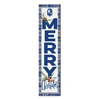 SUNY Geneseo Knights 12'' x 48'' Outdoor Merry Christmas Leaner