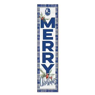 SUNY Geneseo Knights 12'' x 48'' Outdoor Merry Christmas Leaner