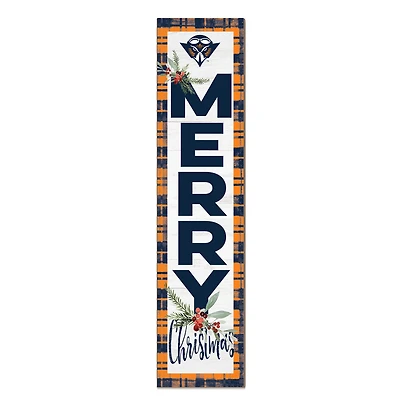 Tennessee-Martin Skyhawks 12'' x 48'' Outdoor Merry Christmas Leaner