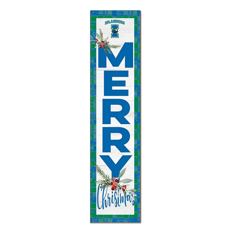 Texas A&M Corpus Christi Islanders 12'' x 48'' Outdoor Merry Christmas Leaner