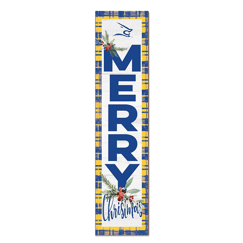 Texas A&M Kingsville Javelinas 12'' x 48'' Outdoor Merry Christmas Leaner