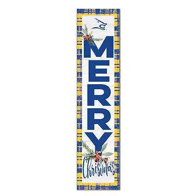 Texas A&M Kingsville Javelinas 12'' x 48'' Outdoor Merry Christmas Leaner