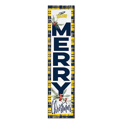 Toledo Rockets 12'' x 48'' Outdoor Merry Christmas Leaner
