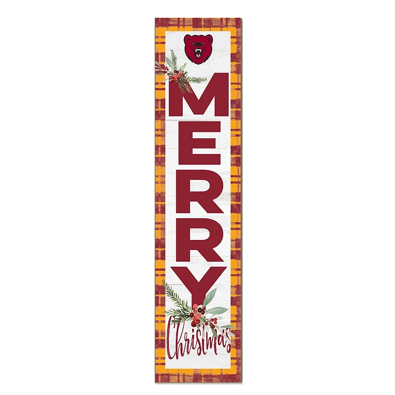 Ursinus Bears 12'' x 48'' Outdoor Merry Christmas Leaner