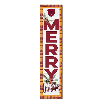 Ursinus Bears 12'' x 48'' Outdoor Merry Christmas Leaner