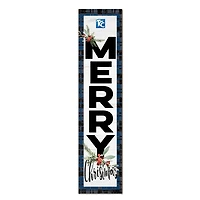 Tulsa Community College 12'' x 48'' Outdoor Merry Christmas Leaner