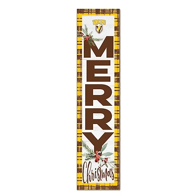 Valparaiso University 12'' x 48'' Outdoor Merry Christmas Leaner