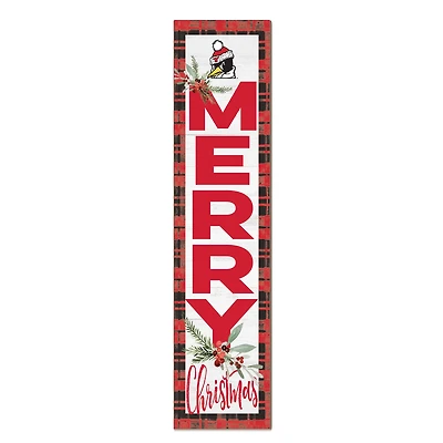 Youngstown State Penguins 12'' x 48'' Outdoor Merry Christmas Leaner