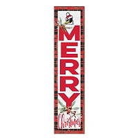 Youngstown State Penguins 12'' x 48'' Outdoor Merry Christmas Leaner