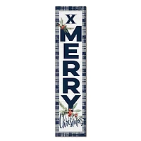 Xavier Musketeers 12'' x 48'' Outdoor Merry Christmas Leaner