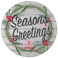 Bradley Braves 20'' x 20'' Season's Greetings Circle