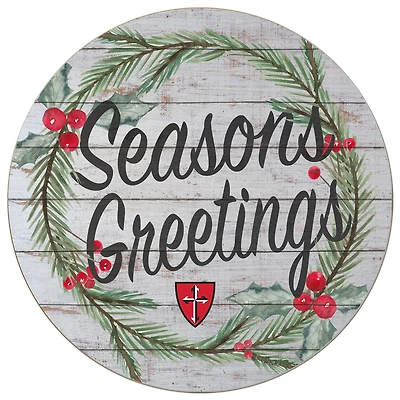 Caldwell Cougars 20'' x 20'' Season's Greetings Circle