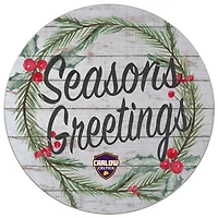 Carlow University Celtics 20'' x 20'' Season's Greetings Circle