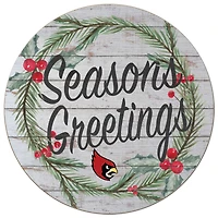 Catholic University Cardinals 20'' x 20'' Season's Greetings Circle