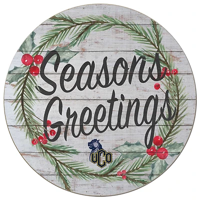 Central Oklahoma Bronchos 20'' x 20'' Season's Greetings Circle