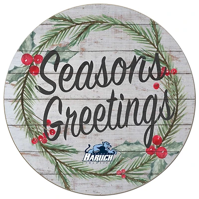 CUNY Baruch College 20'' x 20'' Season's Greetings Circle