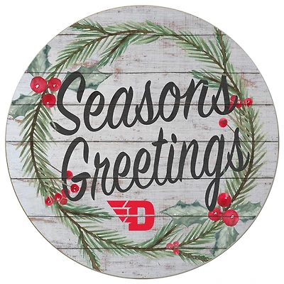Dayton Flyers 20'' x 20'' Season's Greetings Circle