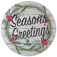 Clarkson Golden Knights 20'' x 20'' Season's Greetings Circle