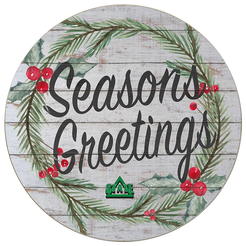 Delta State Statesmen 20'' x 20'' Season's Greetings Circle
