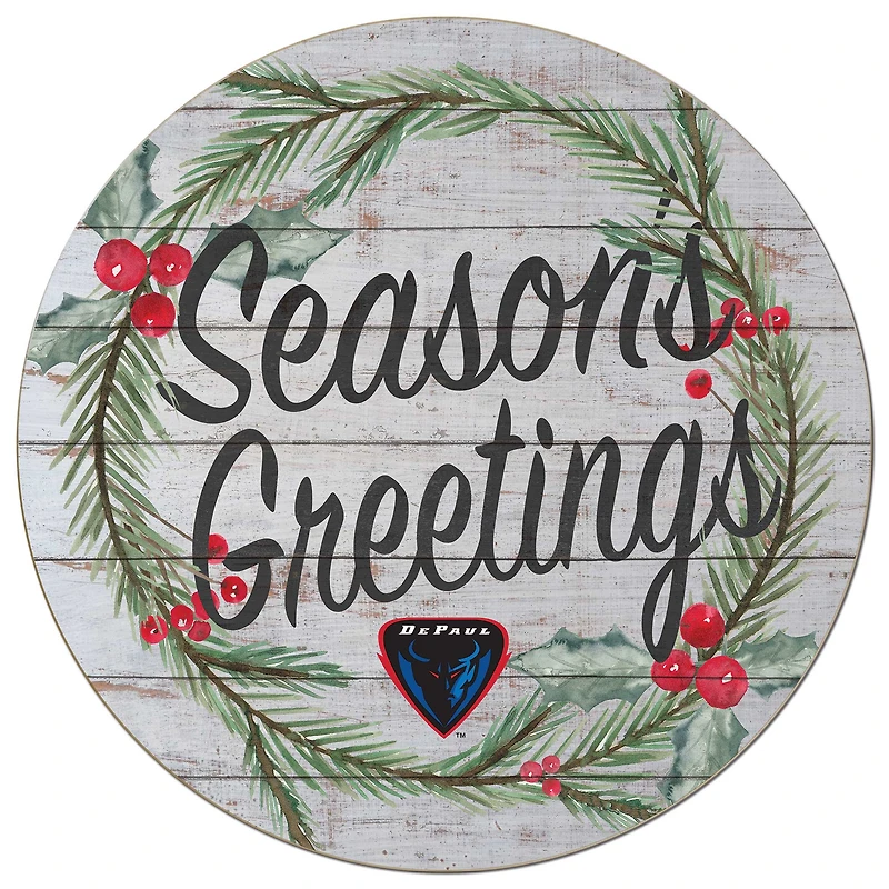 DePaul Blue Demons 20'' x 20'' Season's Greetings Circle