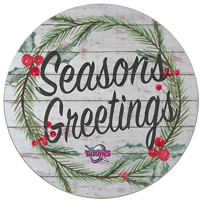 Detroit Mercy Titans 20'' x 20'' Season's Greetings Circle