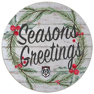 D'youville Saints 20'' x 20'' Season's Greetings Circle