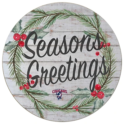 Columbus State Cougars 20'' x 20'' Season's Greetings Circle