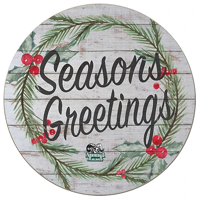 SUNY Farmingdale State Rams 20'' x 20'' Season's Greetings Circle